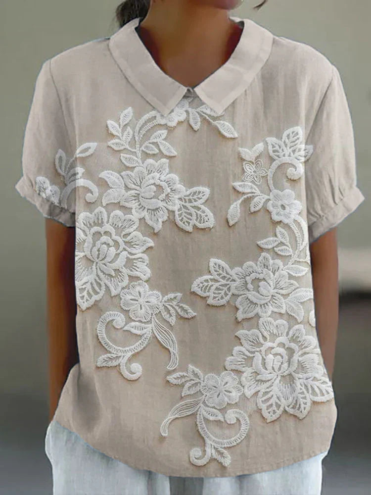 Clarette™ - Vintage Printed Shirt